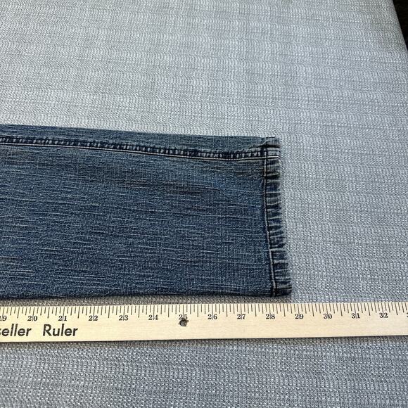 Dana Buchman Petite Jeans Womens‎ size 12 Blue Denim Stretch Straight Leg - Picture 7 of 10
